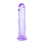 Transparante dildo Intergalactic Distortion Paars