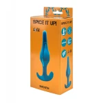 Lola Toys - SpiceItUp! - Smooth - Buttplug met handgreep - Anaalplug 100% Siliconen - 10,5cm x 2,8cm - Blauw - Afbeelding 2
