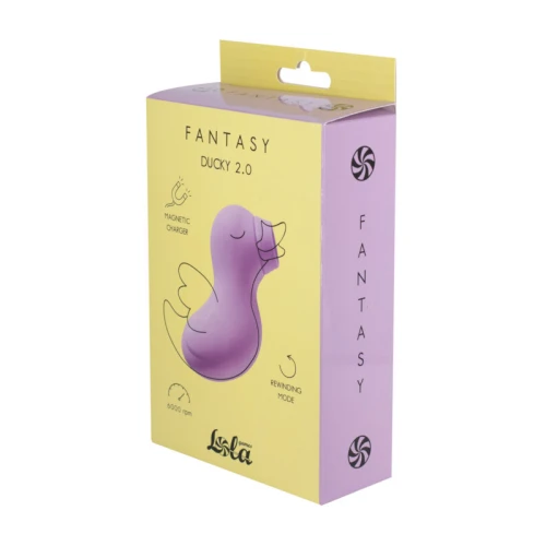 Oplaadbare vacuüm stimulator Fantasy Ducky 2.0 Lavendel - Afbeelding 2