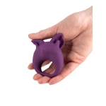 Oplaadbare ring voor clitorisstimulatie MiMi Animals Kitten Kiki Paars - Afbeelding 5