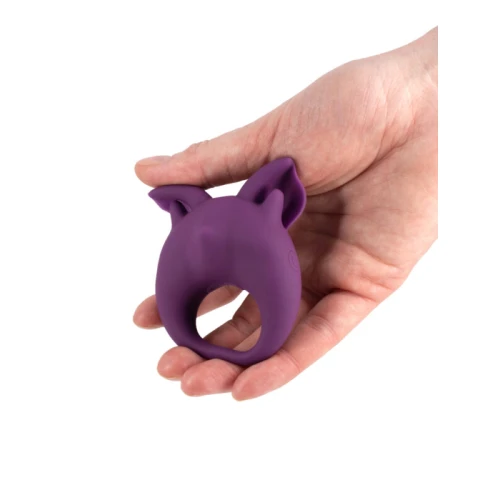 Oplaadbare ring voor clitorisstimulatie MiMi Animals Kitten Kiki Paars - Afbeelding 5