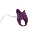 Oplaadbare ring voor clitorisstimulatie MiMi Animals Kitten Kiki Paars - Afbeelding 4