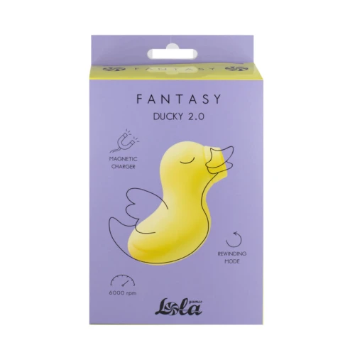 Oplaadbare vacuüm stimulator Fantasy Ducky 2.0 Geel - Afbeelding 3