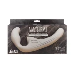 Natuurlijke Verleiding Biege Flexibele Strapless Strapon - Afbeelding 2