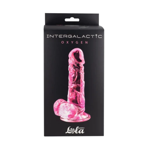 Transparante dildo Intergalactic Oxygen Roze - Afbeelding 3