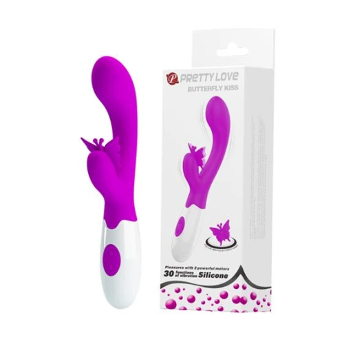 Pretty Love Butterfly Kiss Vibrator Roze - Afbeelding 2