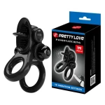 Pretty Love Vibrating Pasionate Cockring penisring Zwart - Afbeelding 2