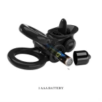 Pretty Love Vibrating Pasionate Cockring penisring Zwart - Afbeelding 6