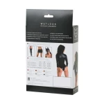 Glossy Wetlook bodyjurk ALESSIA - zwart - S - Afbeelding 3