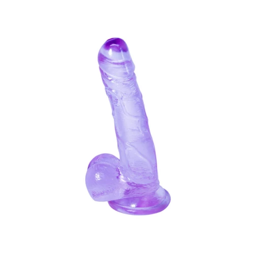 Transparante dildo Intergalactic Oxygen Paars