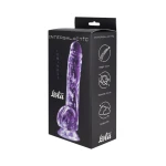 Transparante dildo Intergalactic Luminous Paars - Afbeelding 2