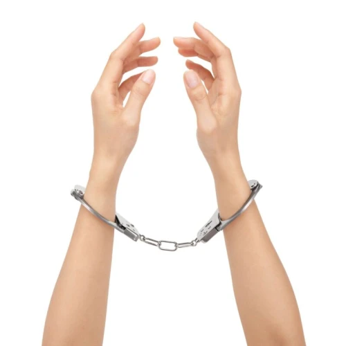 Me You Us Bondage Metalen Handboeien - Afbeelding 4