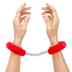 Me You Us harige handboeien rood - Afbeelding 3