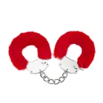 Me You Us harige handboeien rood - Afbeelding 4