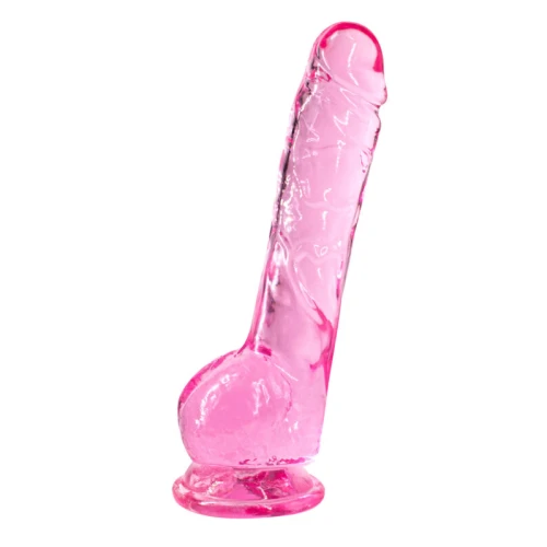 Transparante dildo Intergalactic Luminous Roze - Afbeelding 4