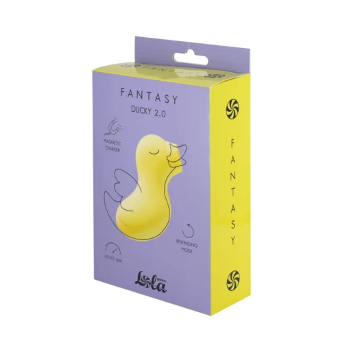 Oplaadbare vacuüm stimulator Fantasy Ducky 2.0 Geel - Afbeelding 2
