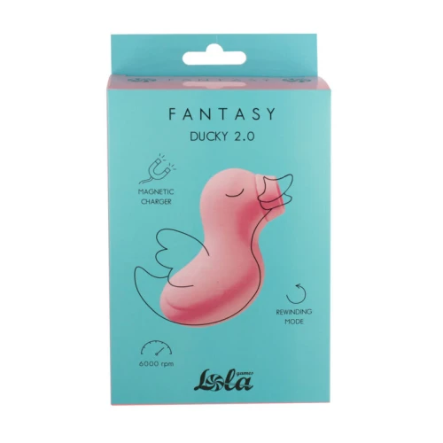 Oplaadbare vacuüm stimulator Fantasy Ducky 2.0 Roze - Afbeelding 3