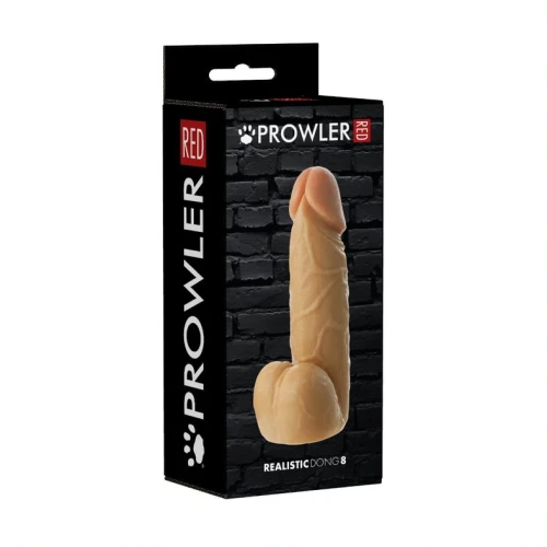 Prowler RED Realistic Dildo With Suction Base 8 inch - Afbeelding 2