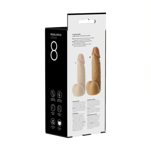 Prowler RED Realistic Dildo With Suction Base 8 inch - Afbeelding 4