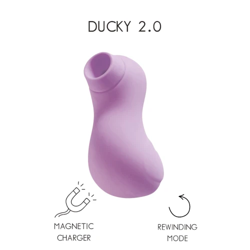 Oplaadbare vacuüm stimulator Fantasy Ducky 2.0 Lavendel - Afbeelding 4