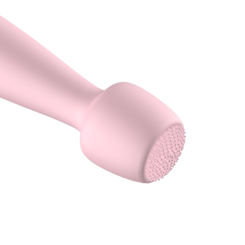 stymulator silicone av massager usb 10 function pink 2