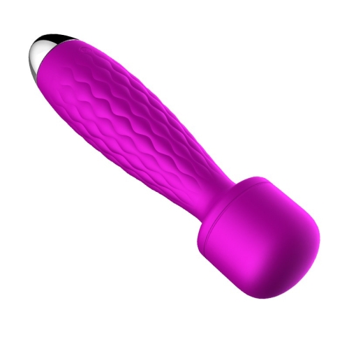 stymulator silicone av massager usb 10 function purple 3