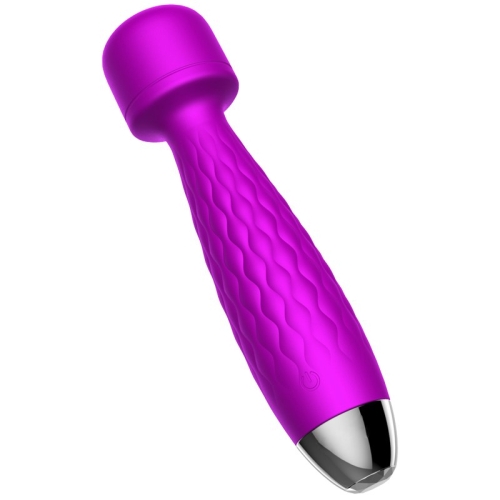 stymulator silicone av massager usb 10 function purple