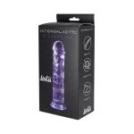 Transparante dildo Intergalactic Distortion Paars - Afbeelding 2
