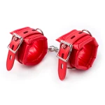 Fetish Fever - Bondage - Handboeien met ketting - Rood - Afbeelding 3
