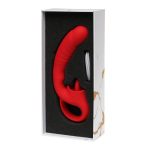 Rouge Velvet - Mini G-Spot + Likken USB Vibrator - Luxe Cadeauverpakking - Rood - Afbeelding 4