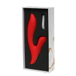 Rouge Velvet - G-Spot + Tikken USB Vibrator - Luxe Cadeauverpakking - Rood - Afbeelding 4