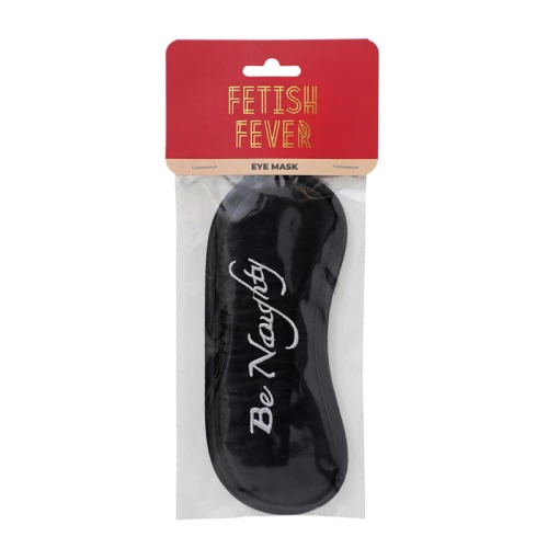 Fetish Fever - Bondage - Oogmasker BDSM - Be Noughty - Zwart - Afbeelding 2