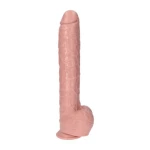 Dildo Goliath - 41 cm - Made in Italy - Biobased - Ftalaten vrij - Beige - Afbeelding 2