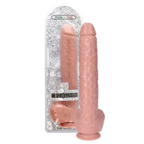 Dildo Goliath - 41 cm - Made in Italy - Biobased - Ftalaten vrij - Beige