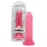 Dildo Sansone - 28,5 cm - Made in Italy - Biobased - Ftalaten vrij - Transparant Roze