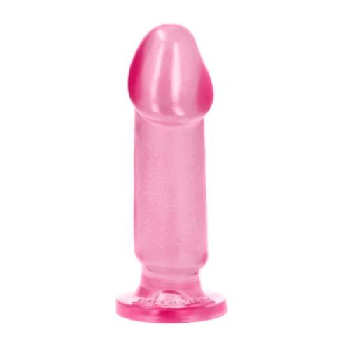 Dildo Caio - 13 cm - Made in Italy - Biobased - Ftalaten vrij - Transparant Roze