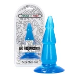 Plug Pine - 15,5 cm - Made in Italy - Biobased - Ftalaten vrij - Transparant Blauw