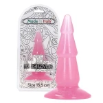 Plug Pine - 15,5 cm - Made in Italy - Biobased - Ftalaten vrij - Transparant Roze