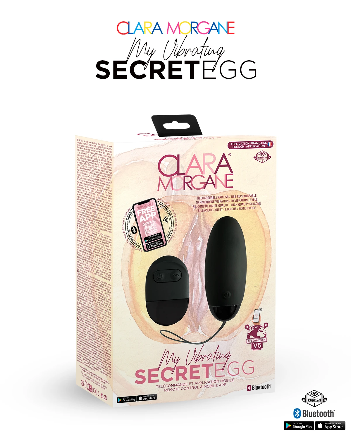 Mijn vibrerende geheim EGG Black - App-gestuurd 3 Mijn vibrerende geheim EGG Black - App-gestuurd - Afbeelding 3