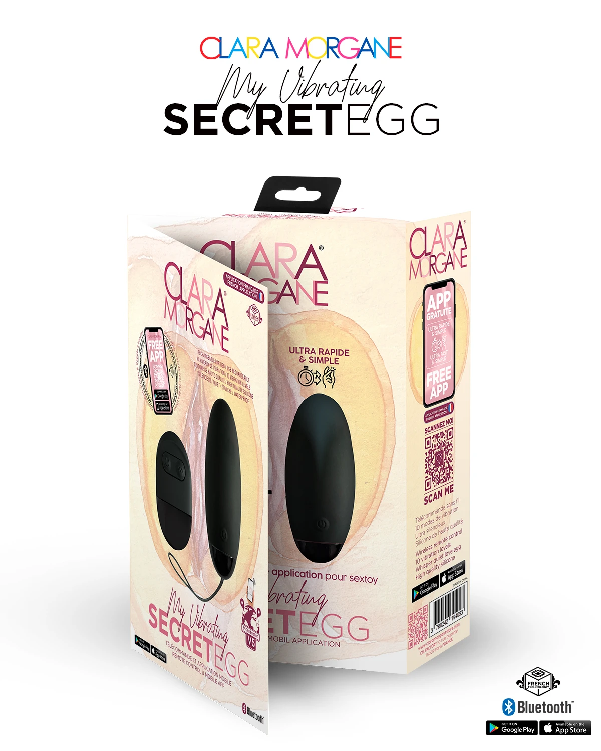 Mijn vibrerende geheim EGG Black - App-gestuurd 4 Mijn vibrerende geheim EGG Black - App-gestuurd - Afbeelding 4
