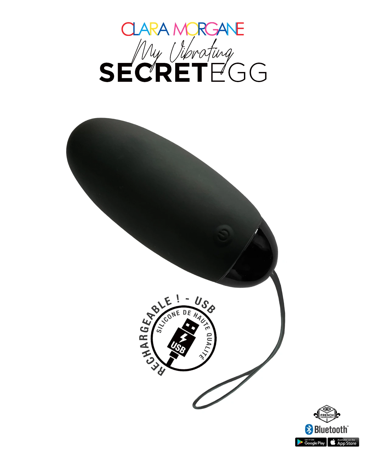 Mijn vibrerende geheim EGG Black - App-gestuurd 8 Mijn vibrerende geheim EGG Black - App-gestuurd - Afbeelding 8