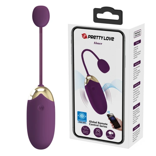PRETTY LOVE - Abner, mobiele APP Bediening op lange afstand 12 vibratiefuncties - USB
